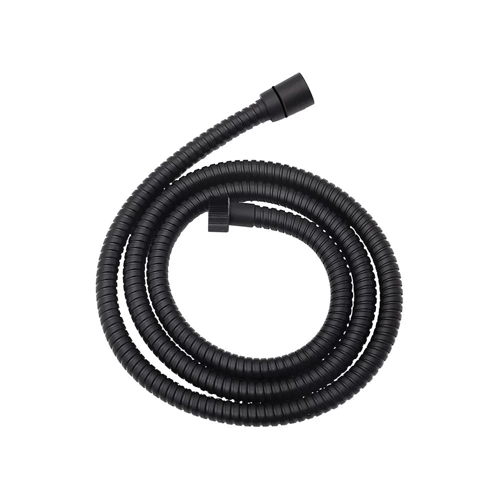 Flessibile doccia 120 cm in ottone nero opaco