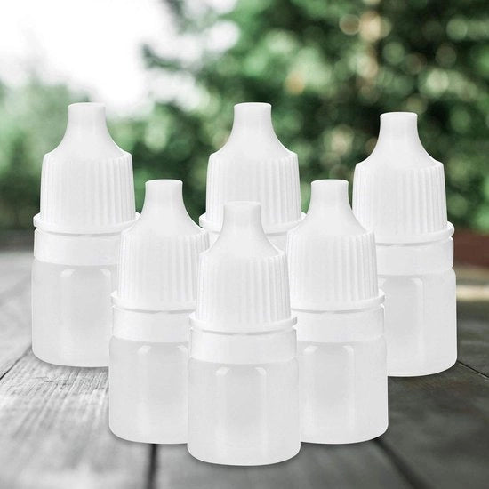 Flessini per gocce 2ml - 100 pezzi - Flessino per gocce - Riutilizzabile - Viaggi e scopi medici