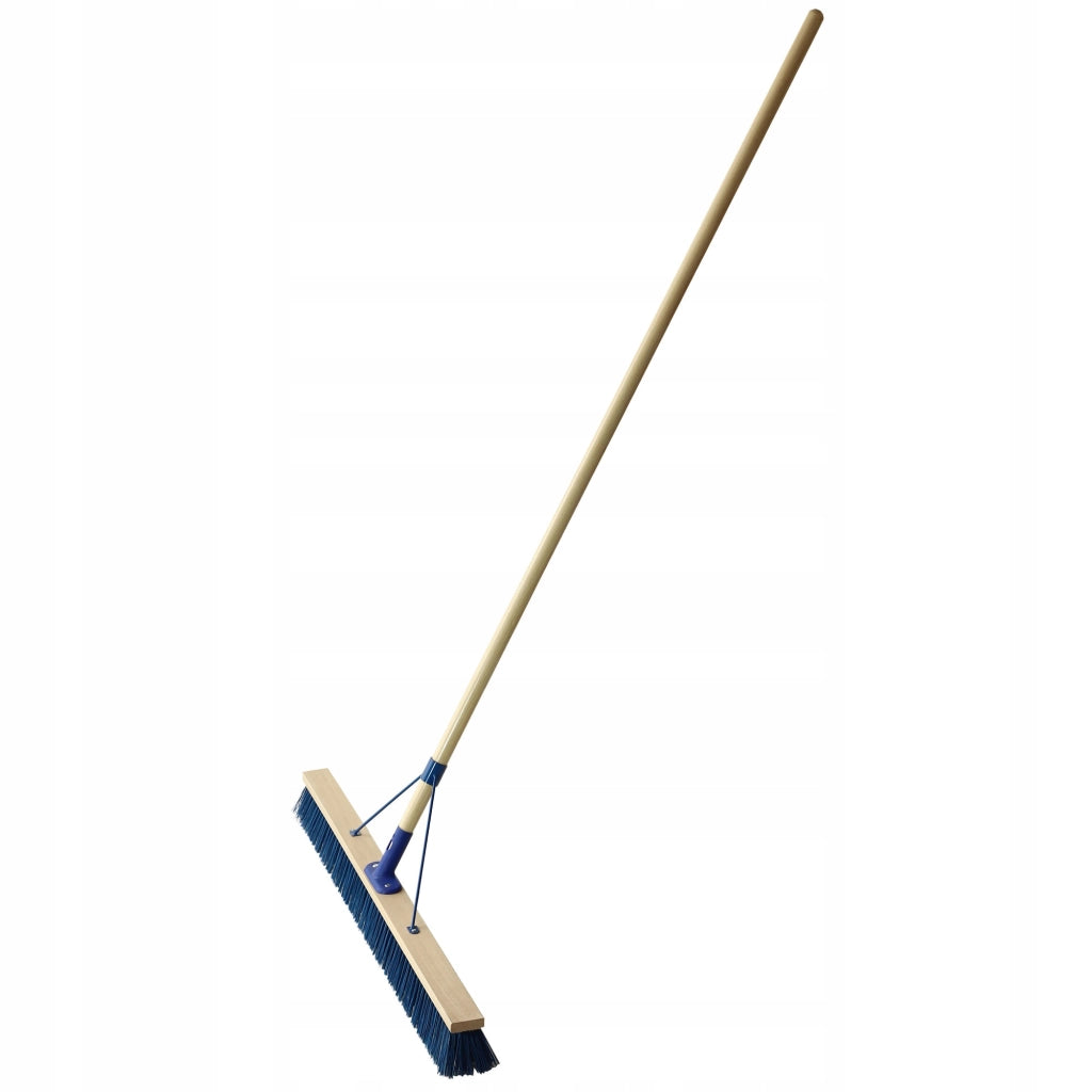 Scopa universale KADAX per strade e giardino, 100 cm, con manico.