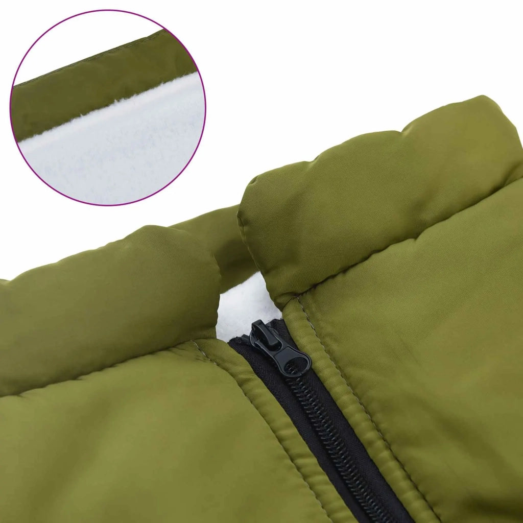 Cappotto per Cani Verde militare L52 Pile e Poliestere 3422518