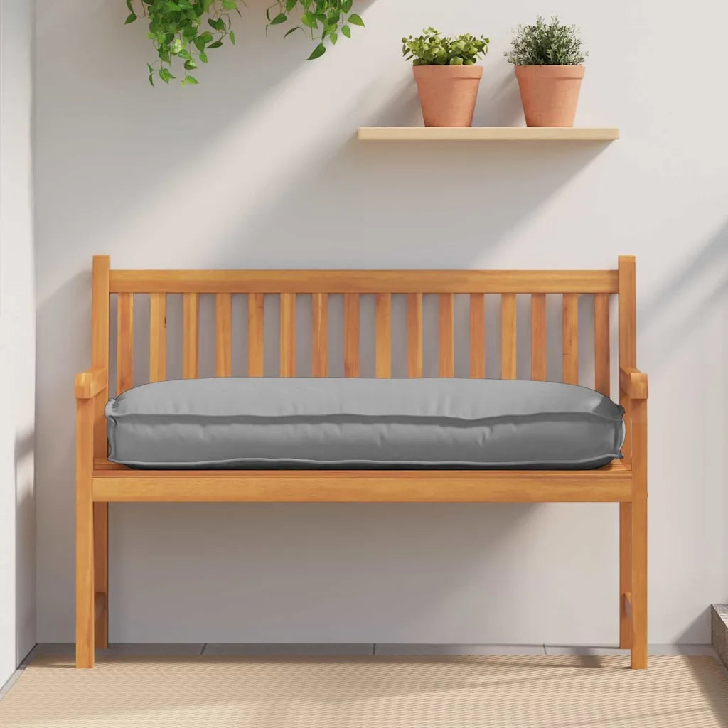 Cuscino Grigio 120 x 50 x 12 cm Tessuto Oxford 42001549