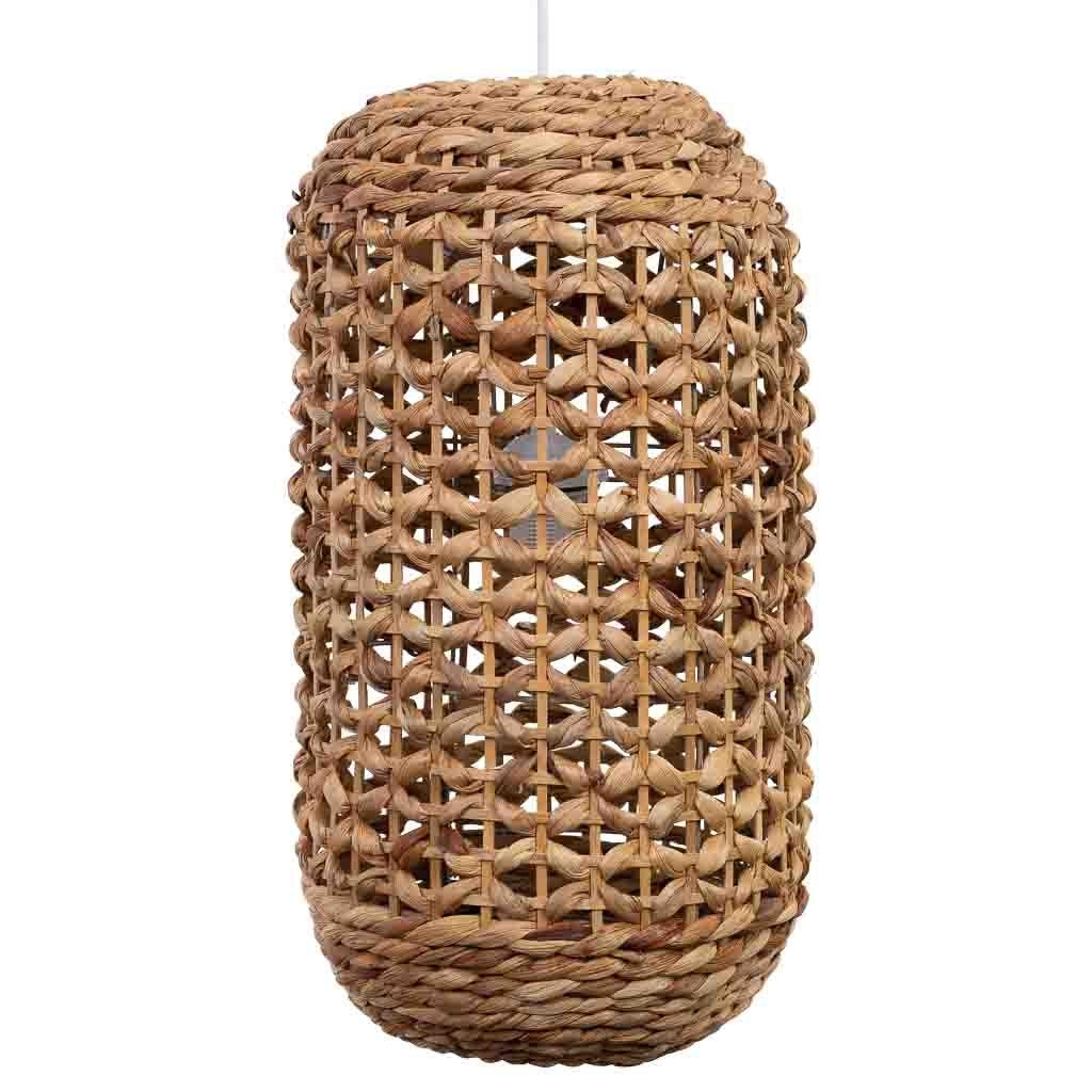 Lampada da soffitto in fibra di giacinto