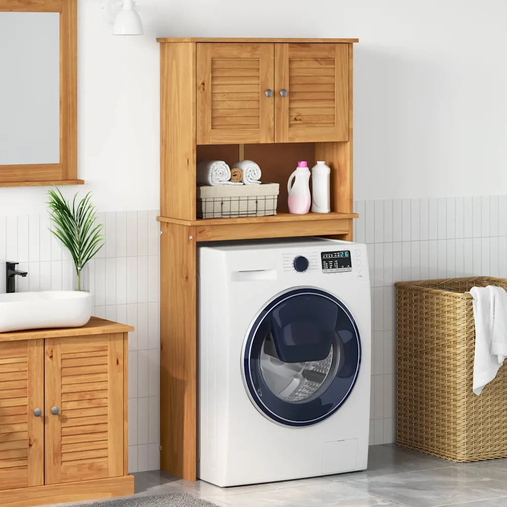 Armadio per Lavatrice con porta VIGO Marrone e Marrone Miele 4019129