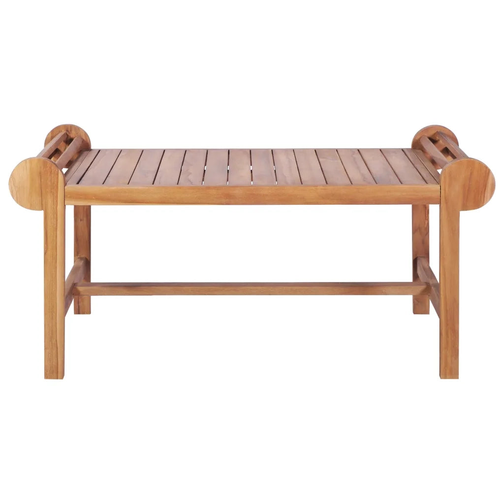 Tavolino da Salotto 100x50x45 cm in Massello di Teak 44734