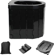 Water Closet Portatile per Campeggio, Toilette da Campeggio Raccoglitrice, Portatile per Adulti, Ideale per Escursioni, Pesca, Picnic, Festival, Campeggio, Viaggio, Auto