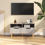 Mobile Porta TV-Mobile per TV-Credenza TV Grigio Cemento 90x40x48,5 cm Legno Multistrato