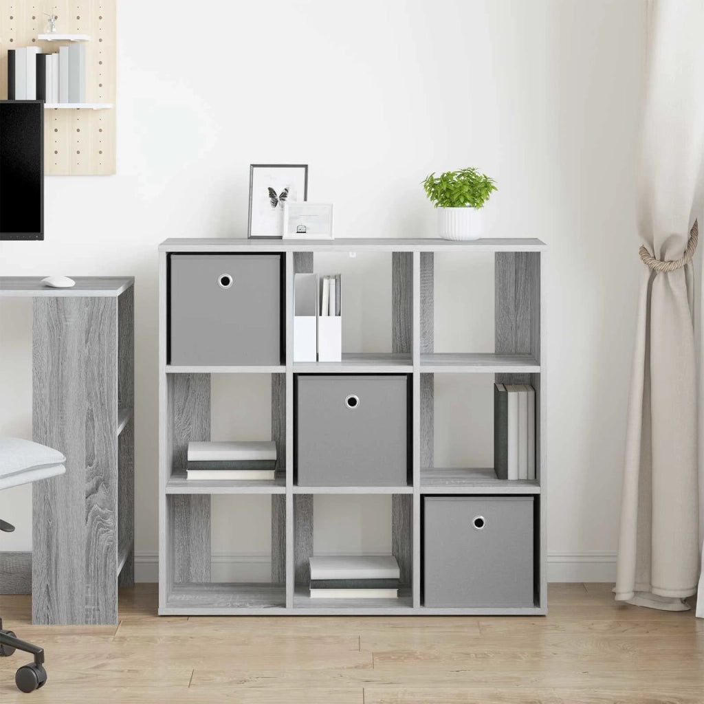 Credenza con cassetto Grigio Sonoma 88,5 x 29 x 84,5 cm 8000489