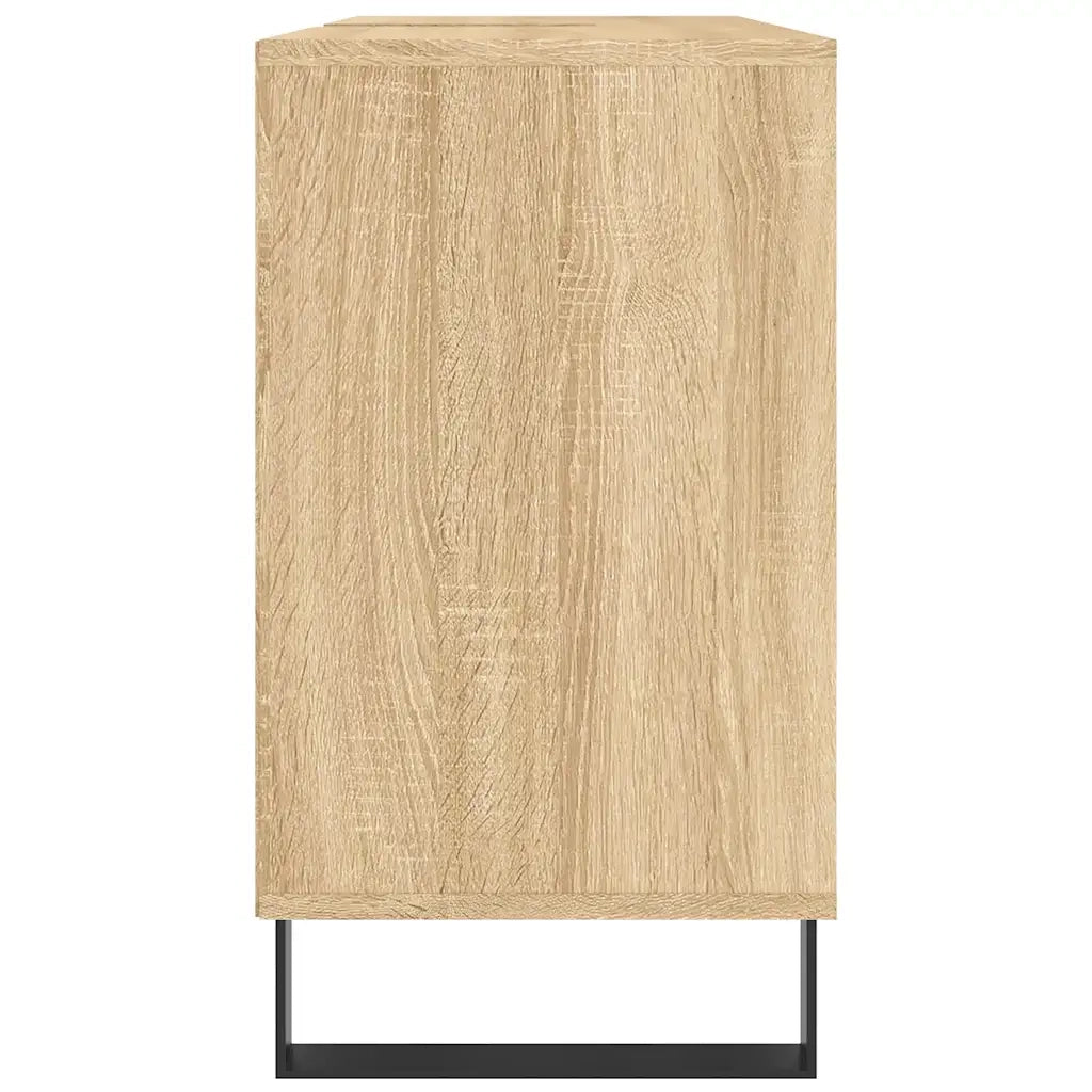 vidaXL Mobile da Bagno Rovere Sonoma 80x33x60 cm in Legno Multistrato