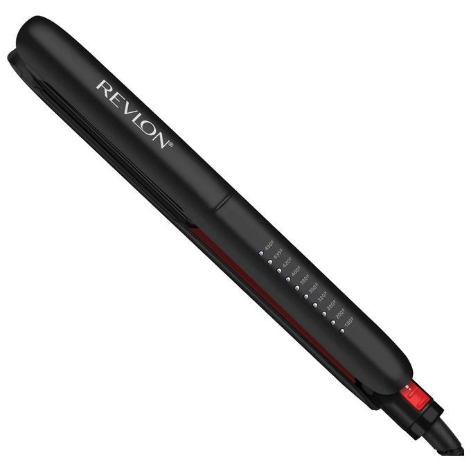 Revlon SmoothStay Piastra per Capelli con Olio di Cocco Nero-Rosso