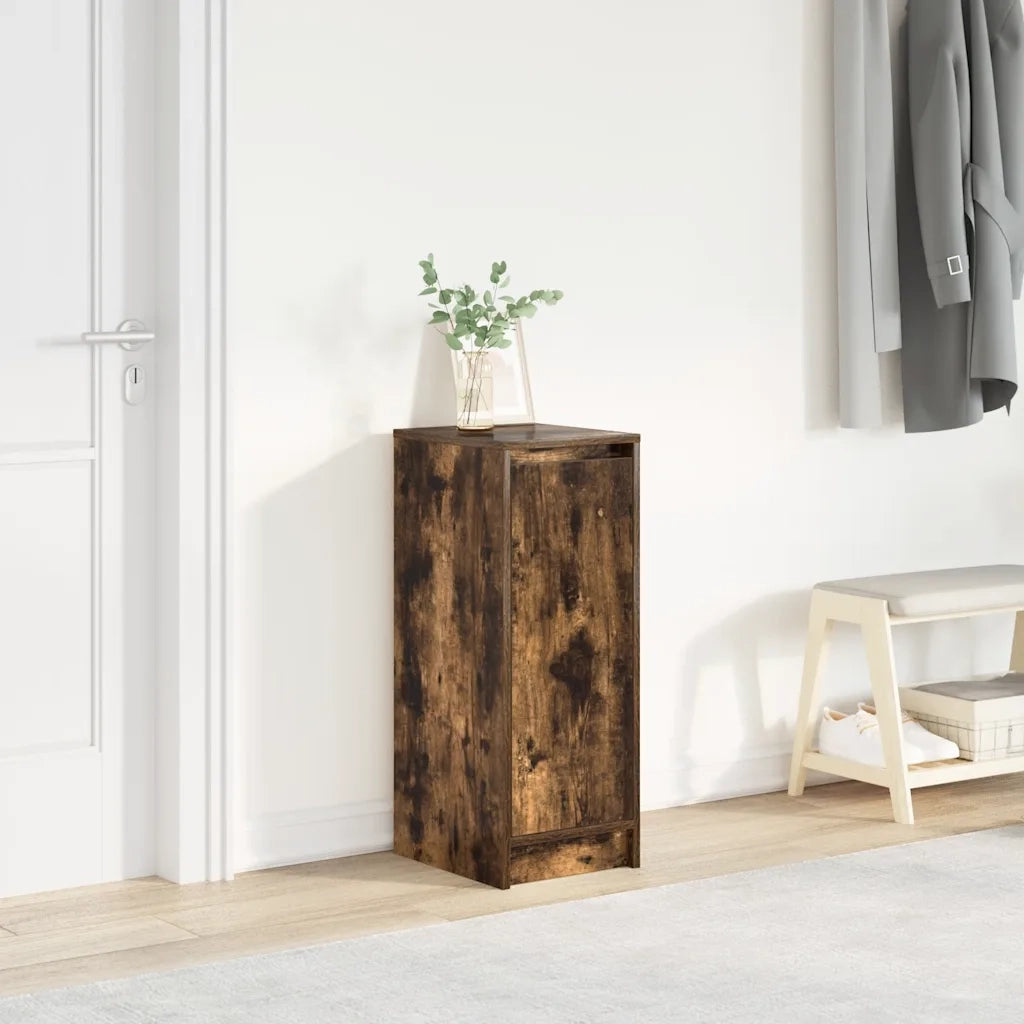 Scarpiera Rovere Fumo 29,5x34x76 cm in Legno Multistrato