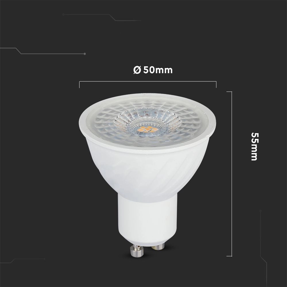 Lampadina LED GU10 6W 4000K 445lm V-TAC Samsung Chip