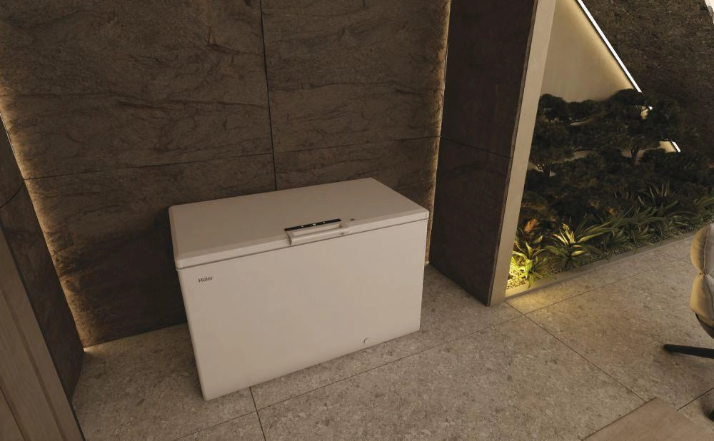 Haier HCE420E Congelatore a pozzo Libera installazione 418 L E Bianco