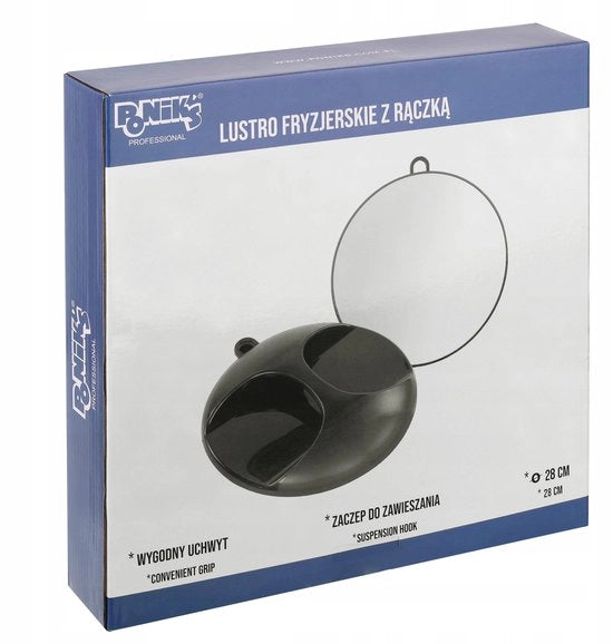 Specchio Rotondo con Maniglione - Professionale Grande - Per Parrucchini