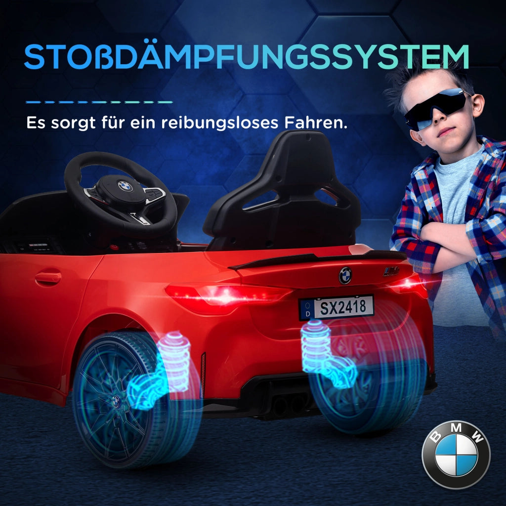 Auto Bambini BMW M4 ¨C Zephmum ¨C Rosso con Telecomando