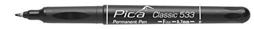 Pica-Marker 533/46 marcatore permanente Punta a ogiva/sottile Nero 1 pz