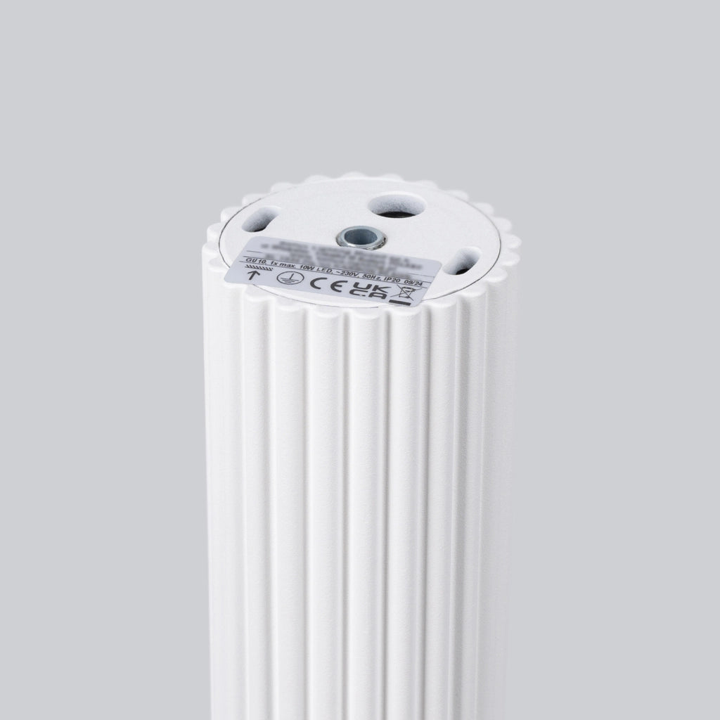 Spot soffitto GRAVIO bianco tubo rigato 40cm 1xGU10