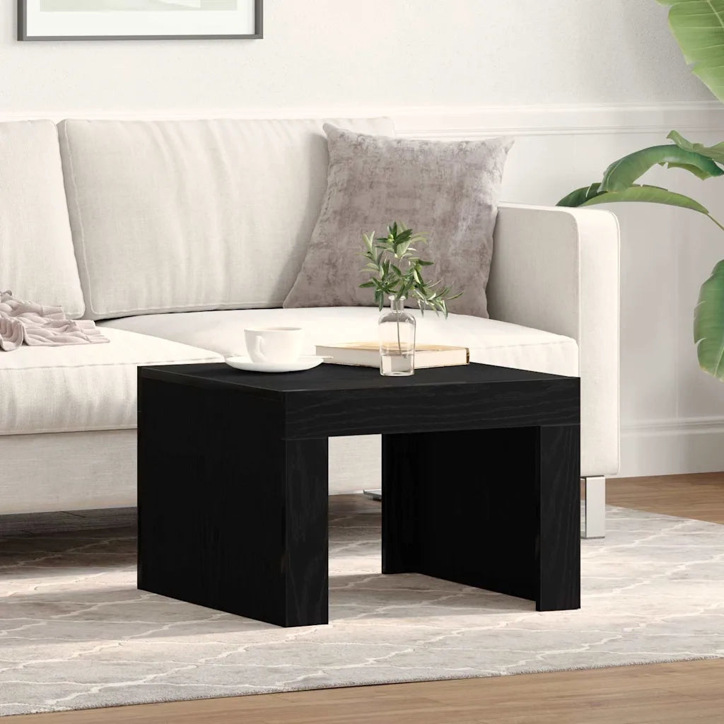 Tavolino da salotto Rovere Nero 50 x 50 x 35 cm 875033