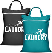 Sacchi per la spazzatura - 2 pezzi - Dimensioni 46 x 58 cm - Sacchetto per la spazzatura per abbigliamento bagnato - Tasche per la spazzatura per abbigliamento da ginnastica - Materiale Polyester - Sacchetto per la spazzatura lavabile