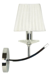Applique Candellux Valencia 21-84418 cromo/bianco E14