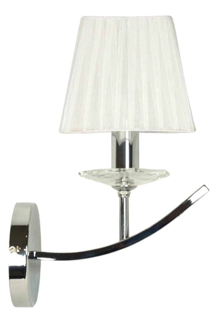 Applique Candellux Valencia 21-84418 cromo/bianco E14
