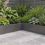 Muro di contenimento 50 x 50 x 30 cm Acciaio Nero 8015157