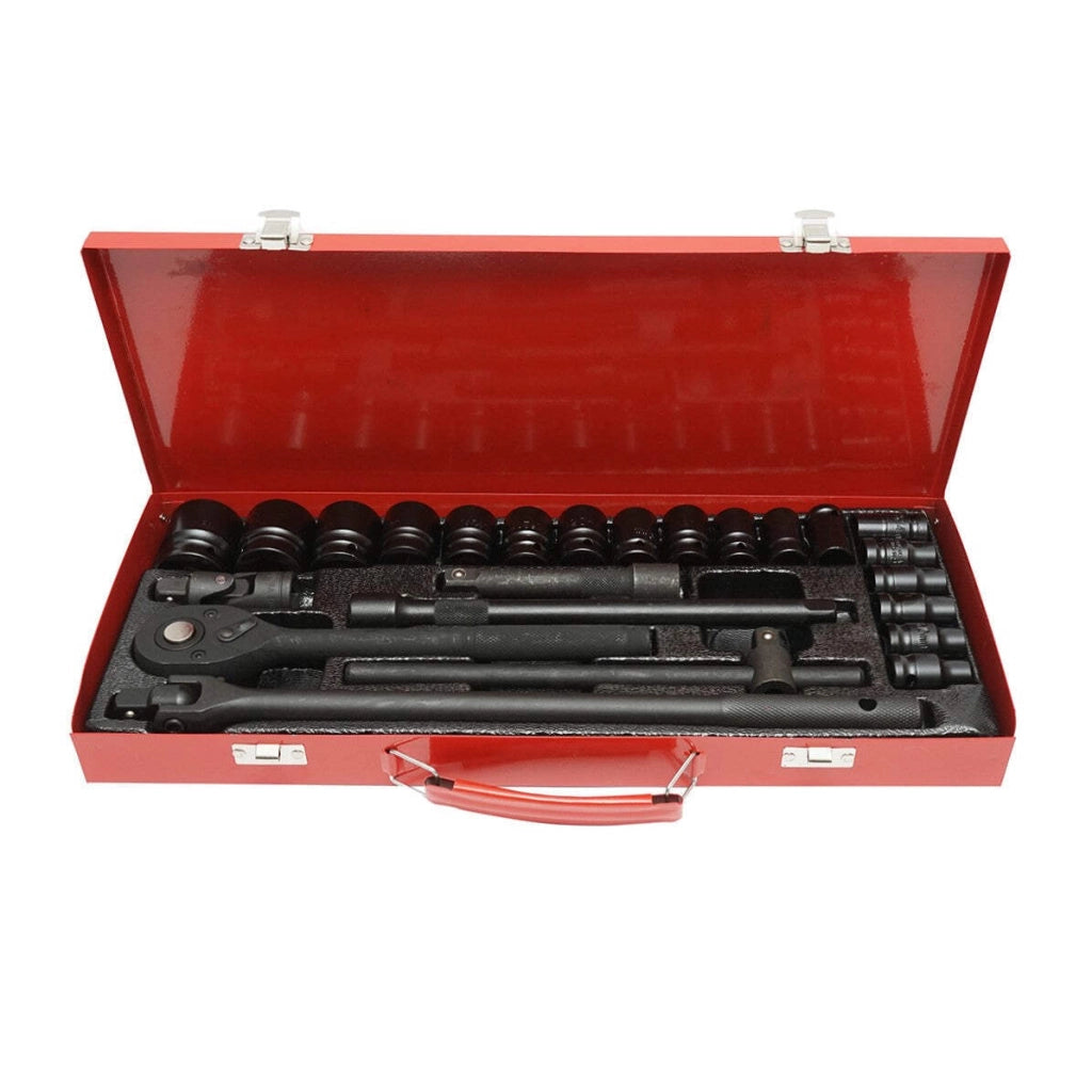 Set di chiavi a bussola 1/2, trainer a cricchetto da 25 pezzi Breckner Germany