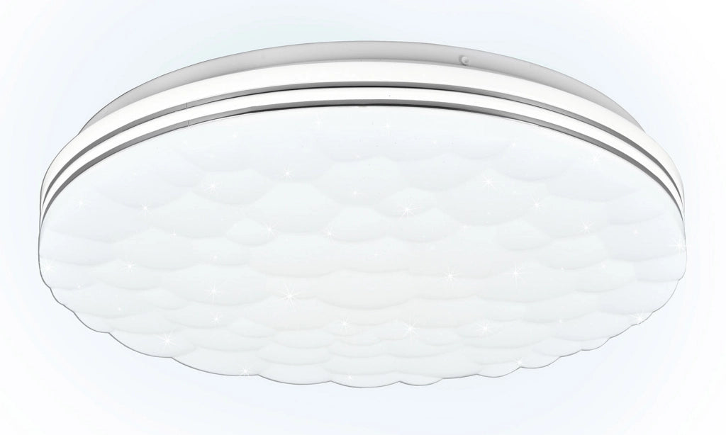 Plafoniera da Interno a LED in Plastica Bianco Opaco