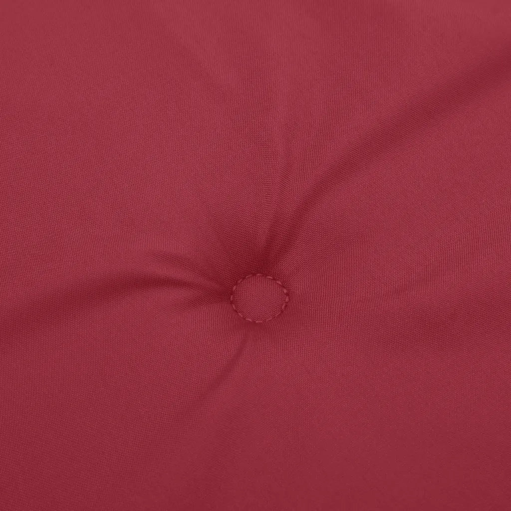 Cuscini per Sedie 6 pz Rosso Vino 120x50x3 cm in Tessuto 314115