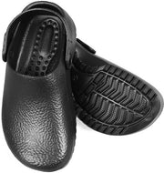 Scarpette Antislip per Lavoro - Nero - Progettate per Evitare Scivolamenti - Respiranti - Utilizzo Estivo - Materiale EVA-Rubber