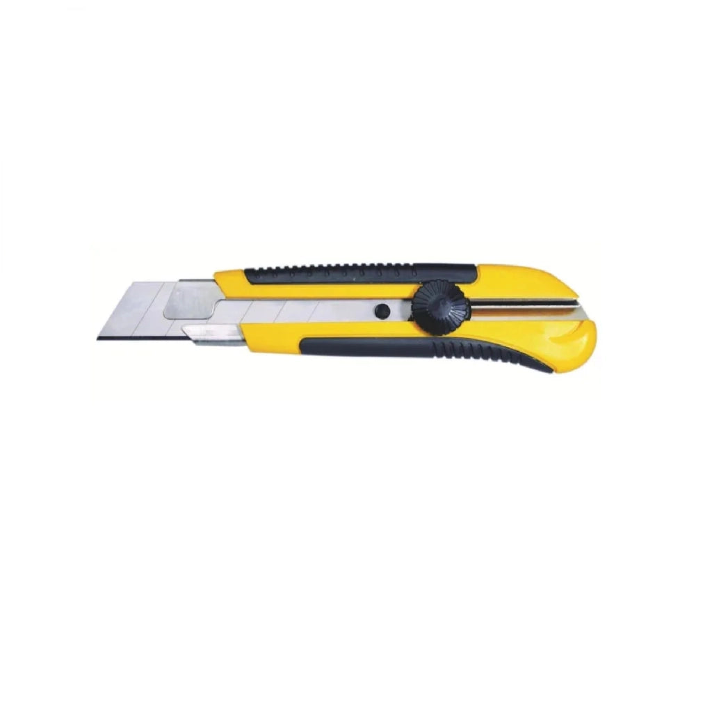 Cutter in plastica e metallo IDEAL STAR 25 mm c/rotella impugnatura antiscivolo