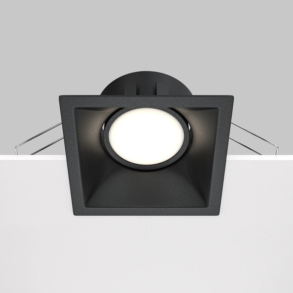 Faretto incasso Maytoni Dot DL029-2-01B quadrato nero