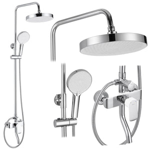 Set Doccia Rea Bloom White Chrome