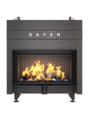 Inserto per camino a legna Nero - Energy Up 90x50 (19,0 kW) ECO