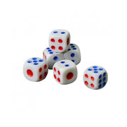 Trade Shop - 5 Pezzi Dadi Dado In Plastica 6 Facce Gioco Da Tavolo Poker Dungeons Dragons -