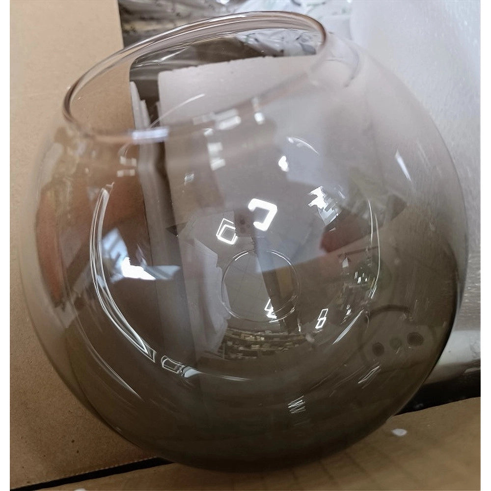 Trade Shop - Lampadario Sospensione 6 Sfere Attacco E27 In Vetro Lampada In Metallo Oro 71645 -