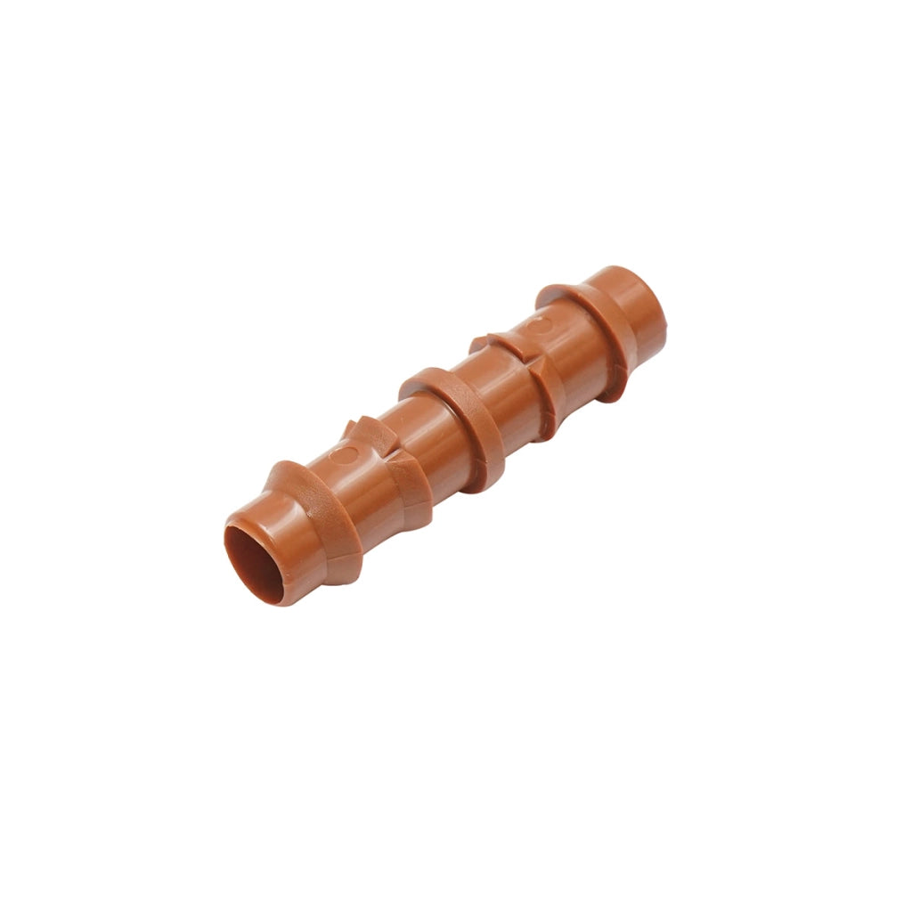 Raccordo per tubo di gocciolamento D16x16mm per sistemi di irrigazione