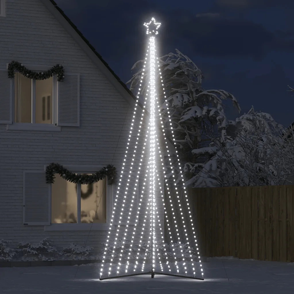 Albero di Natale a LED-Luci decorative natalizie 789 LED Bianco Freddo 476 cm
