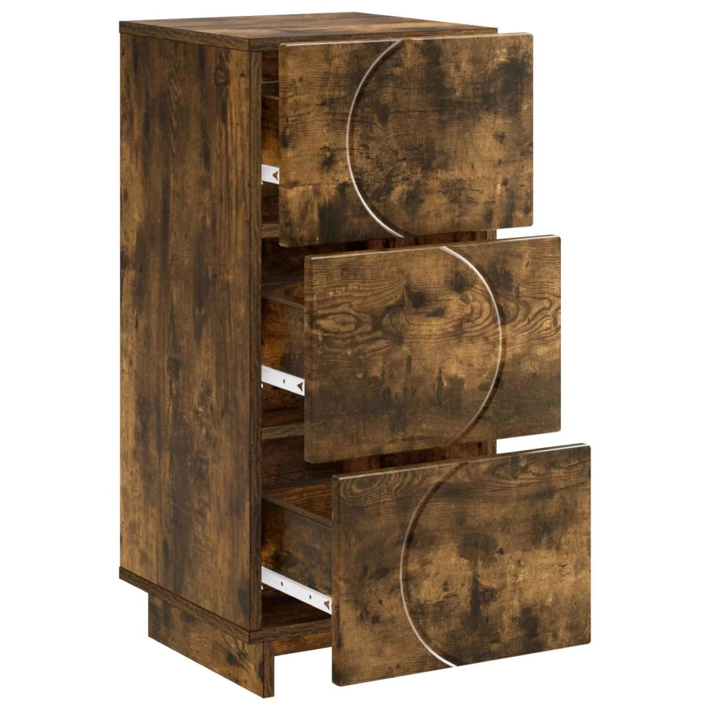 Credenza Rovere Fumo 33,5 x 34,5 x 75 cm Legno ingegnerizzato 8011518