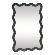 Specchio decorativo moderno da parete 90 x 60 cm nero 03_0010180