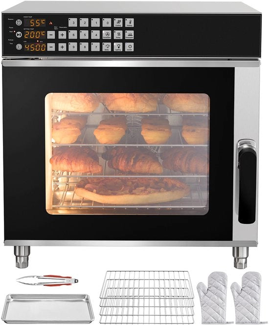 Fornace a vapore commerciale 58l Capacità 2800w 4 strati Acciaio inossidabile per ristoranti e cucina in casa