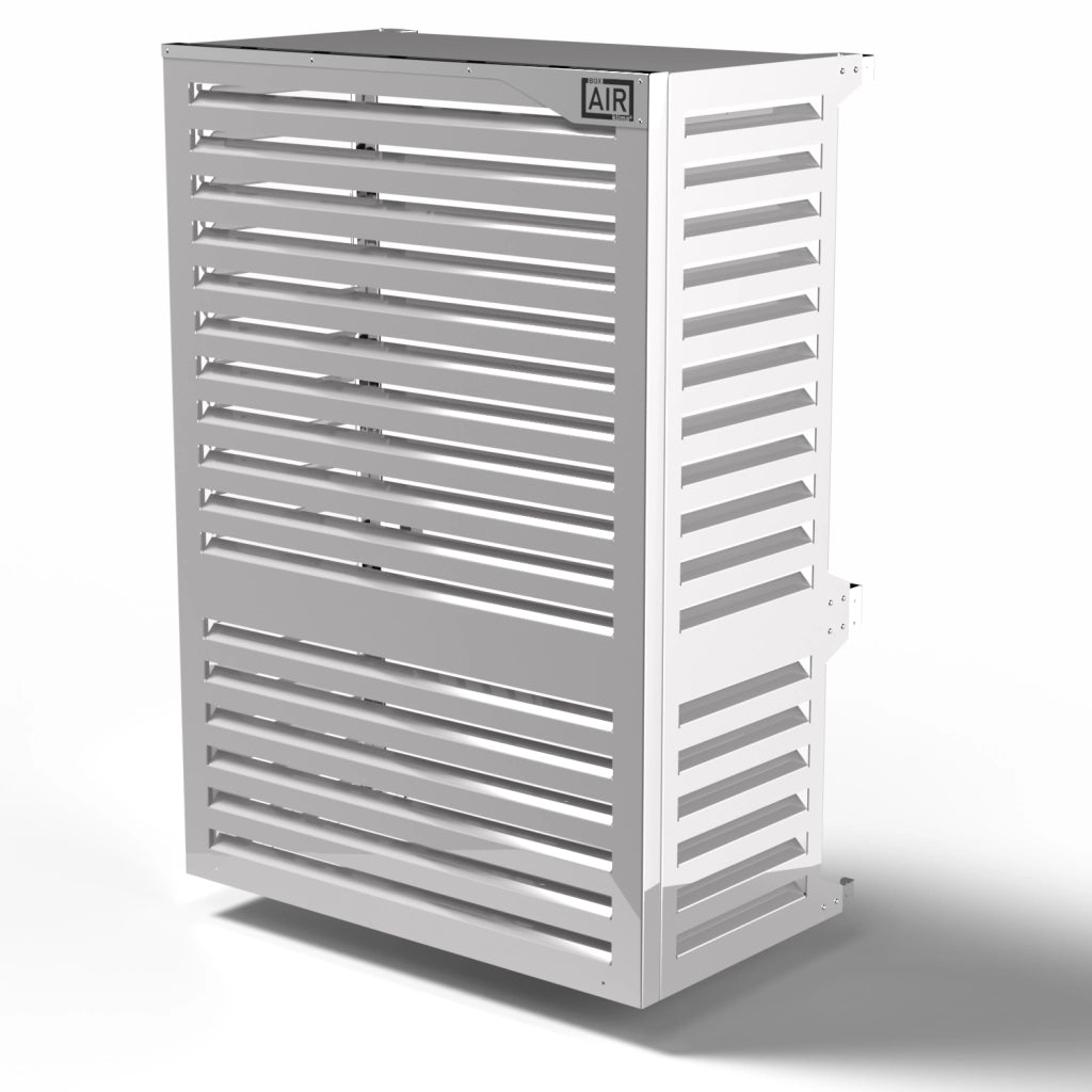 Copri Condizionatore 105x150x65 cm in Alluminio a Parete Big Blade VL Bianco