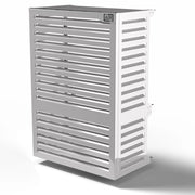 Copri Condizionatore 105x150x65 cm in Alluminio a Parete Big Blade VL Bianco