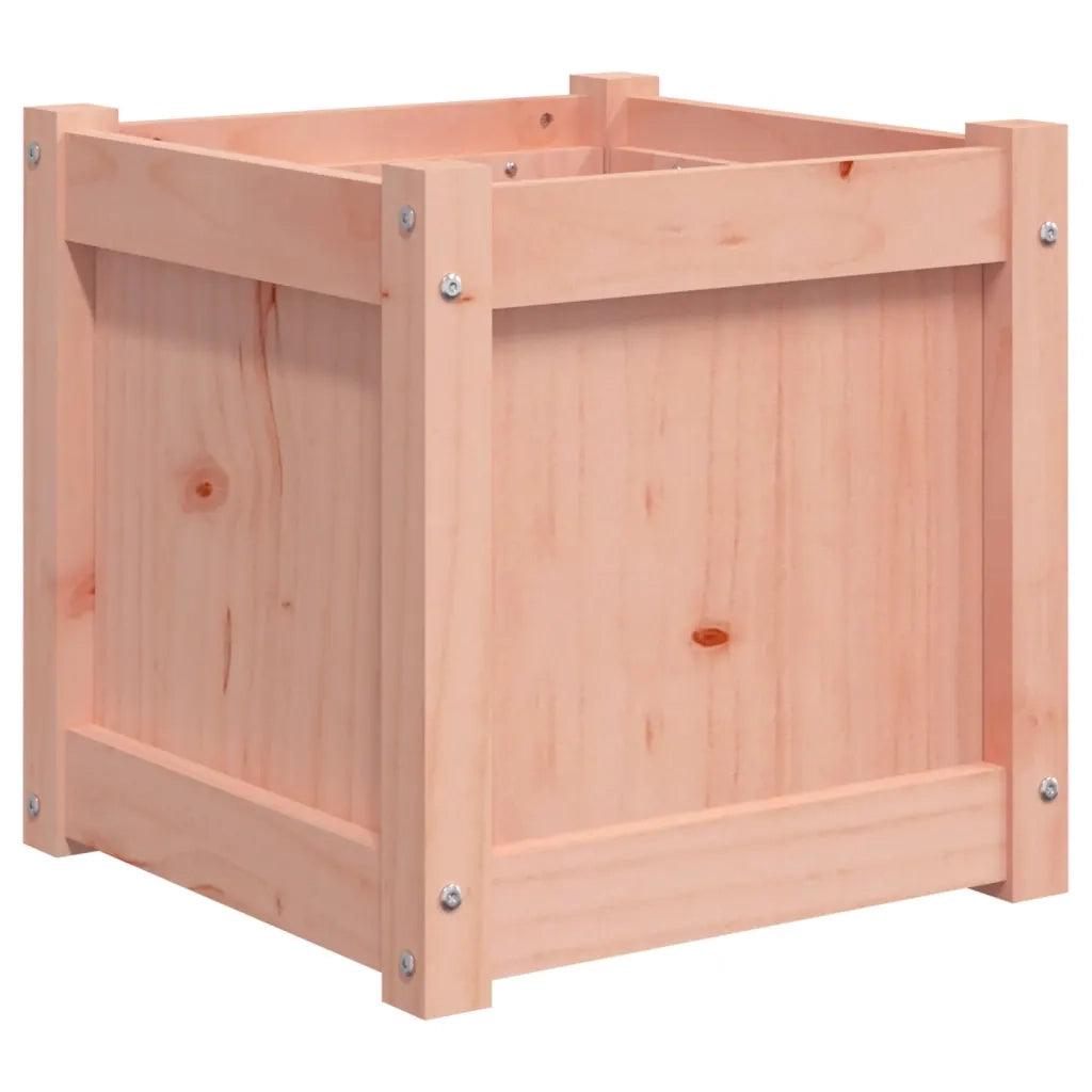Fioriera | Cassetta per fiori | Vaso da Giardino 40x40x40 cm in Legno Massello di Douglas