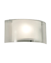 Lampada da Parete Alide 34cm con Struttura in Metallo e Vetro Trasparente, Attacco E27 40W IP20 - Design Elegante e Moderno per Interni