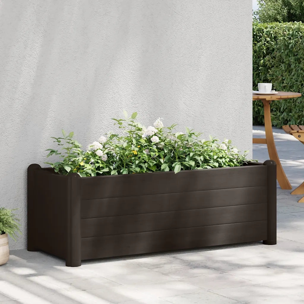 Letto Rialzato da Giardino in PP Moca 100x43x35 cm 313976