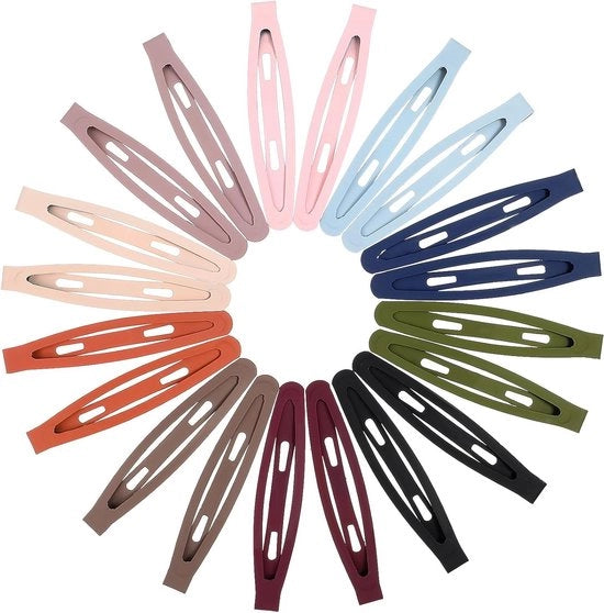 20 Pezzi di Clip per Capelli in Metallo per Ragazze e Donne - 6cm Clip per Capelli in Stili Colorati per la Moda e Accessori per Bambini