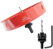 Furono 4341 - Trapano Heavy Duty - 180 mm - Legno/Alluminio/PVC - Acciaio M42 di Alta Qualità - Progettazione di Sicurezza - Compreso il Trapano 4341 - Set di Fori