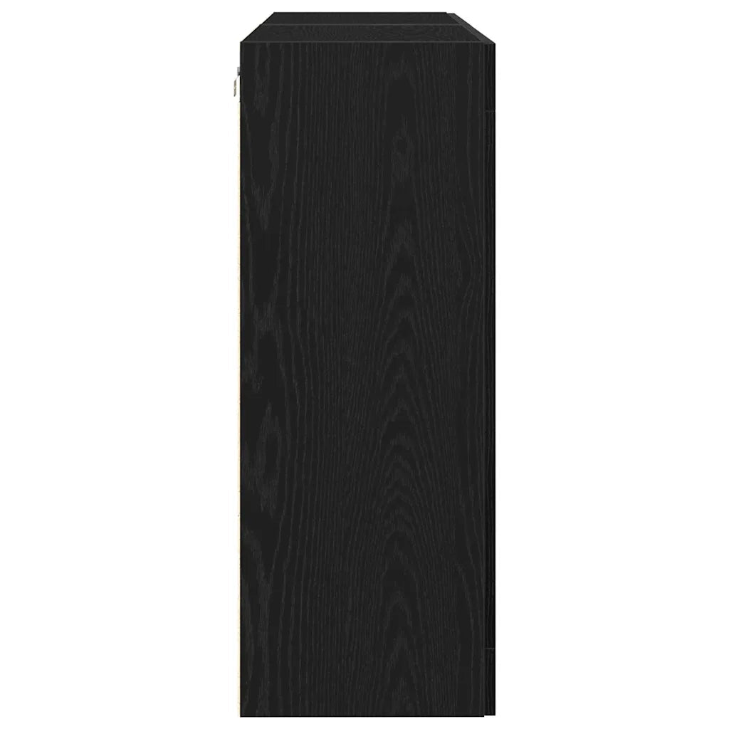 Armadi da Parete 2 pz Rovere Nero 69,5 x 34 x 90 cm CFW4371140