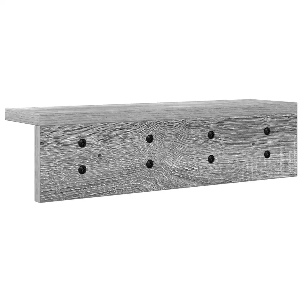 Appendiabiti a muro Grigio Sonoma 40 x 10,5 x 10,5 cm 874352