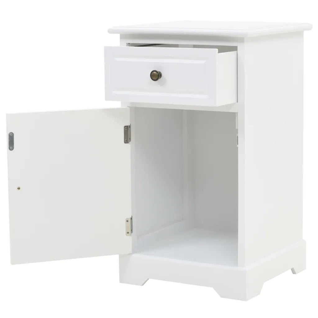 Comodino in MDF e Legno di Pino 35x32x59 cm cod mxl 30725